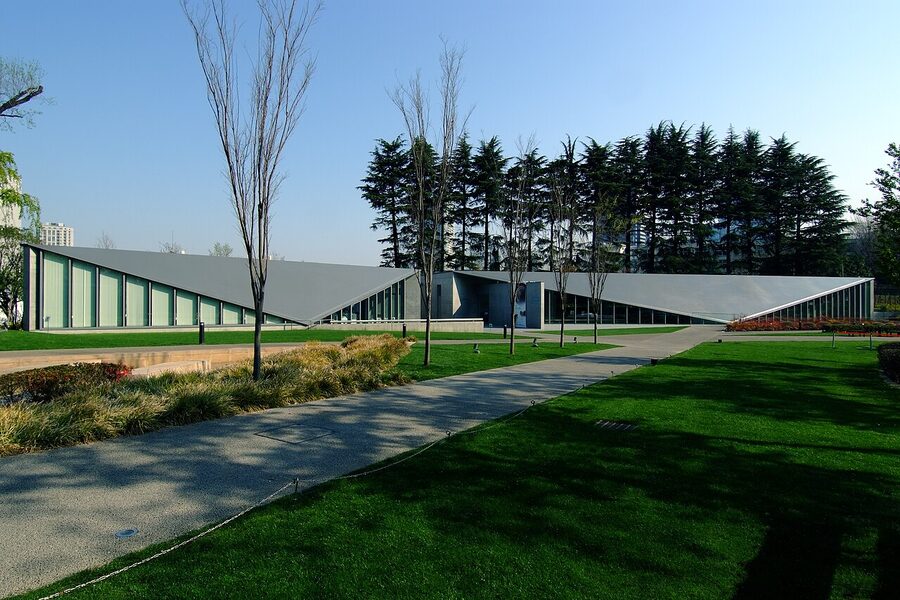 21_21 Design Sight museum designed by Tadao Ando in Tokyo Midtown