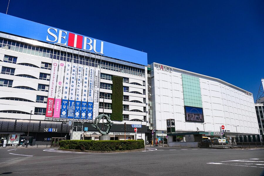Ikebukuro Station East exit, a major Tokyo transport hub