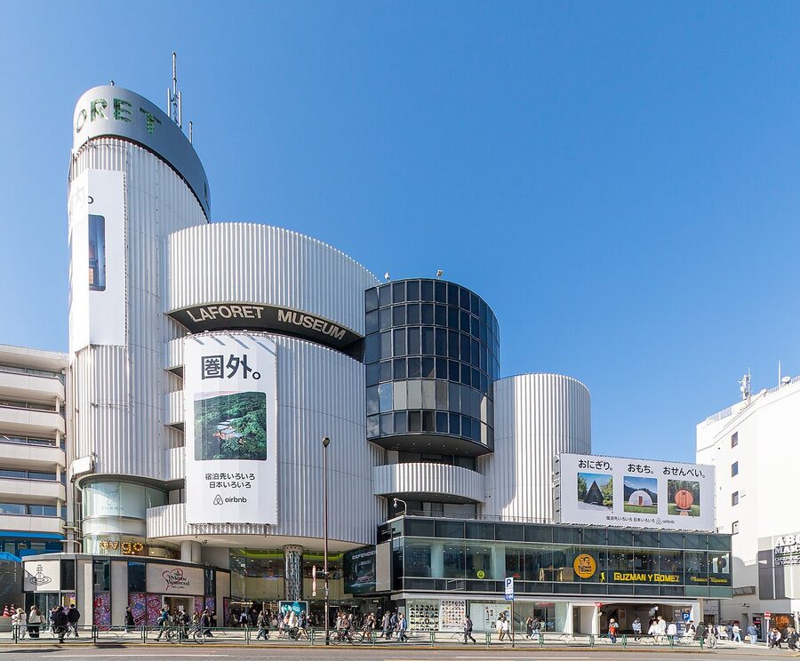 LaForet Harajuku department store at the Omotesando crossing