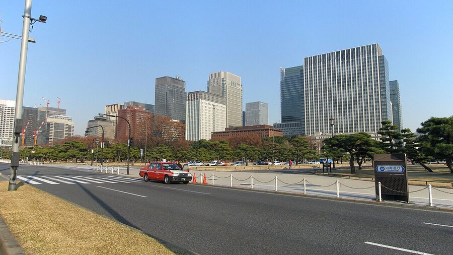 Kokyo Gaien plaza at the Tokyo Imperial Palace