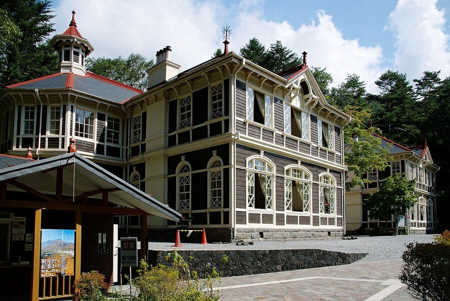 Old Mikasa Hotel 1906 wooden European building Karuizawa