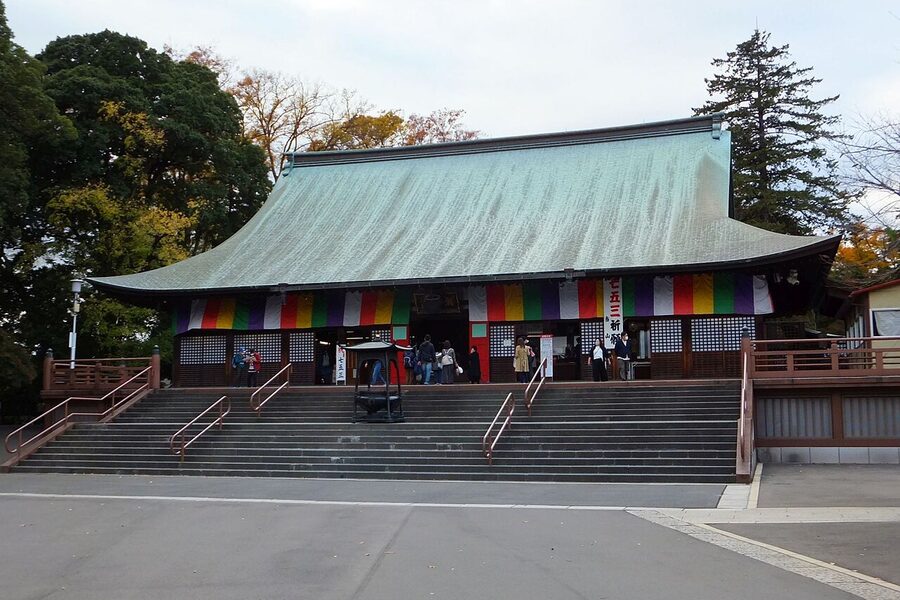 Kitain temple main hall in Kawagoe