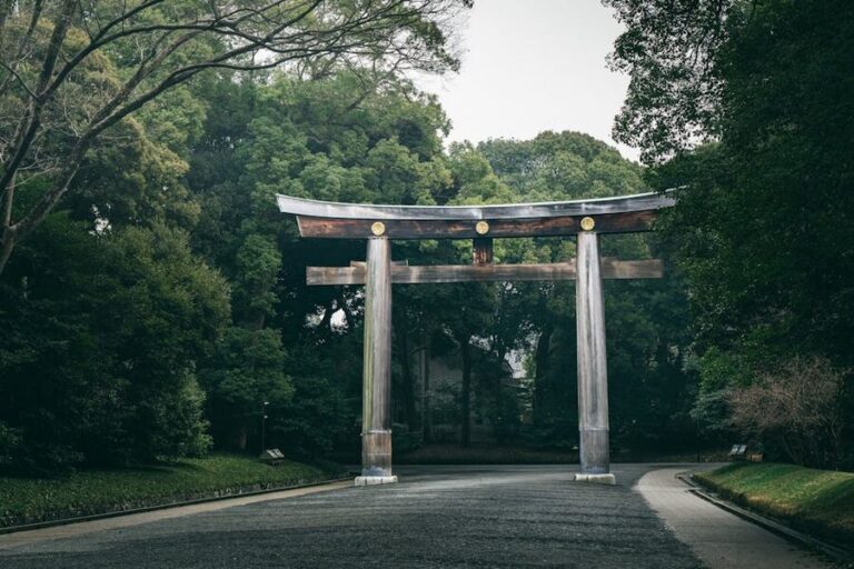 Visiting Meiji Shrine in Tokyo