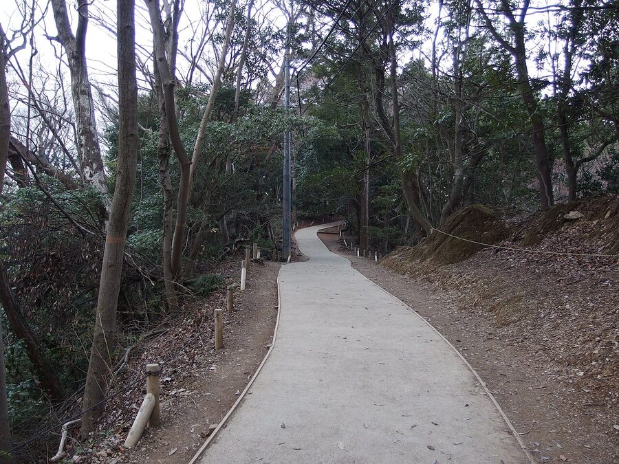 Yakuoin Temple at Mount Takao colourful main hall facade