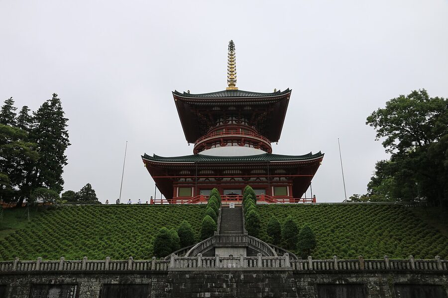 Great Pagoda of Peace (Daitou) at Naritasan Shinshoji Temple