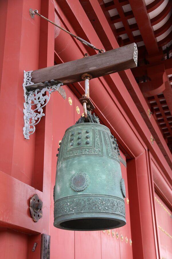 Bell on the Great Pagoda of Peace at Naritasan