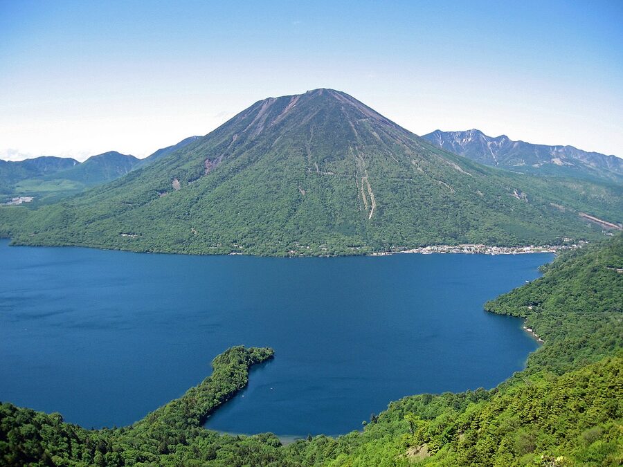 Mount Nantai and Lake Chuzenji in Nikko