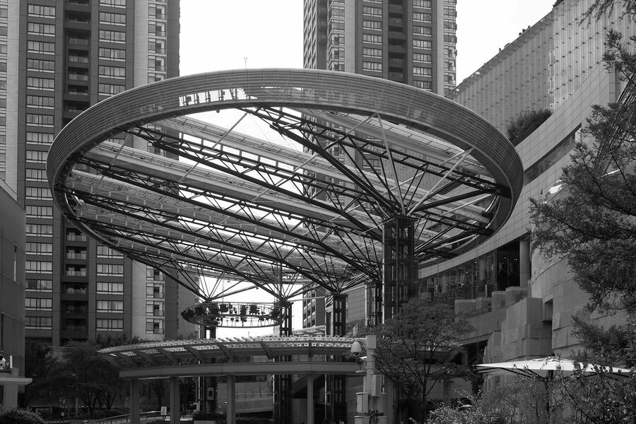 Modern architecture in Roppongi Tokyo