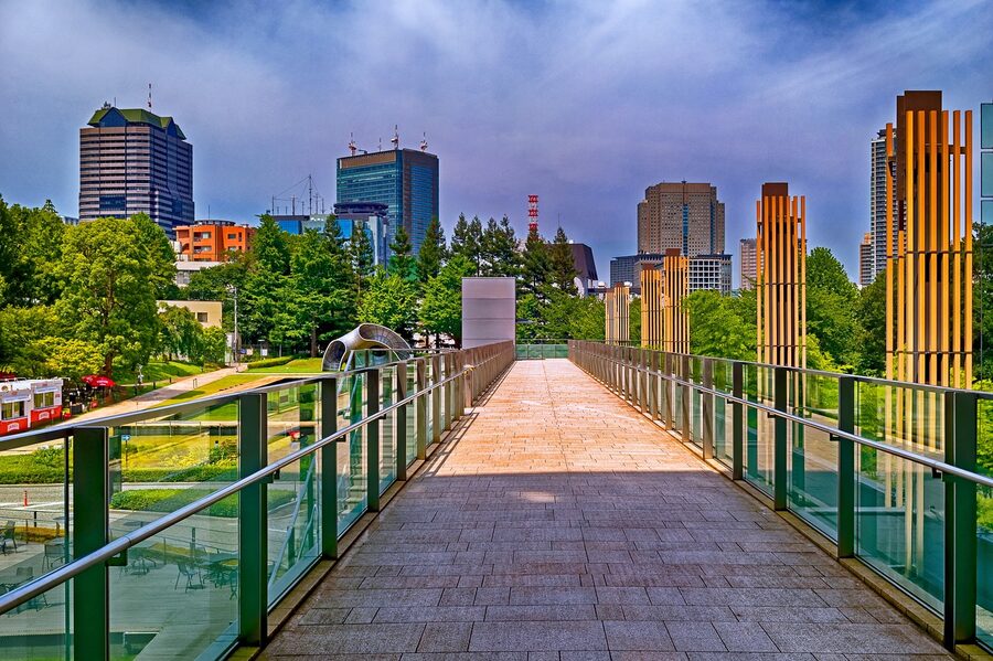 Roppongi high rise buildings Tokyo skyline