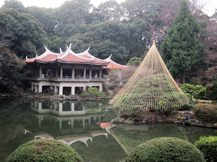 Kyu-Goryotei Taiwan Pavilion at Shinjuku Gyoen