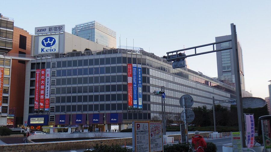 Keio Department Store Shinjuku west exit exterior