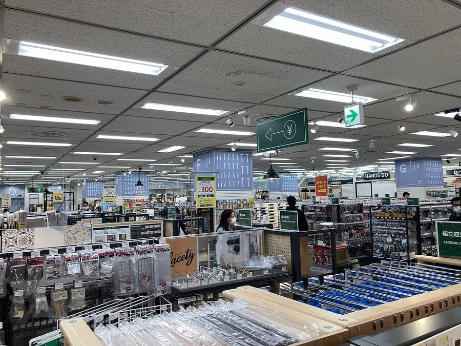 Tokyu Hands store interior in Shinjuku