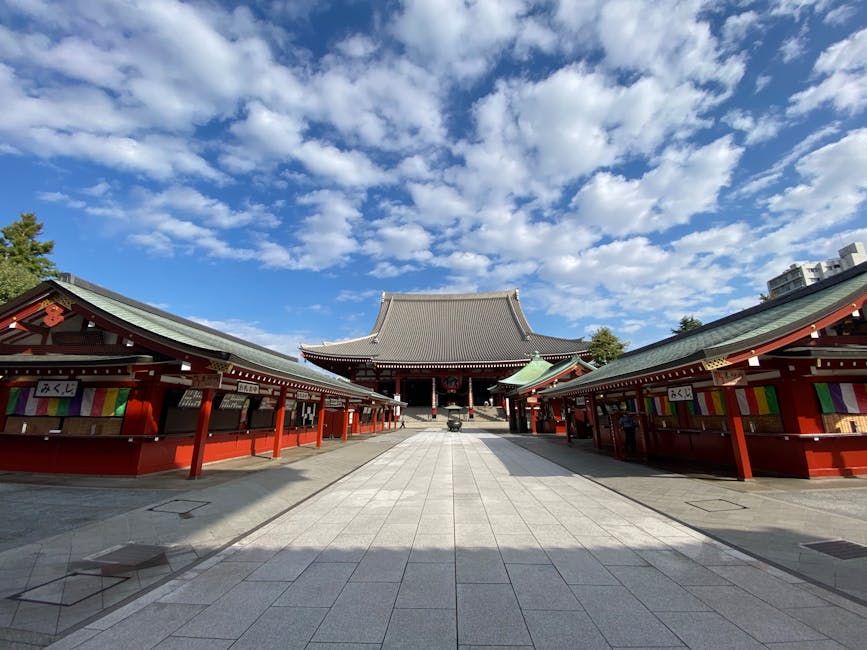 The main hall of Senso-ji Temple in Asakusa