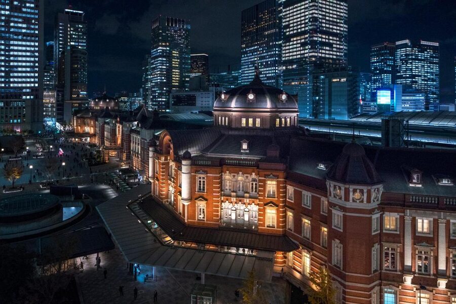 The Tokyo Station Hotel inside the red brick Marunouchi side of Tokyo Station