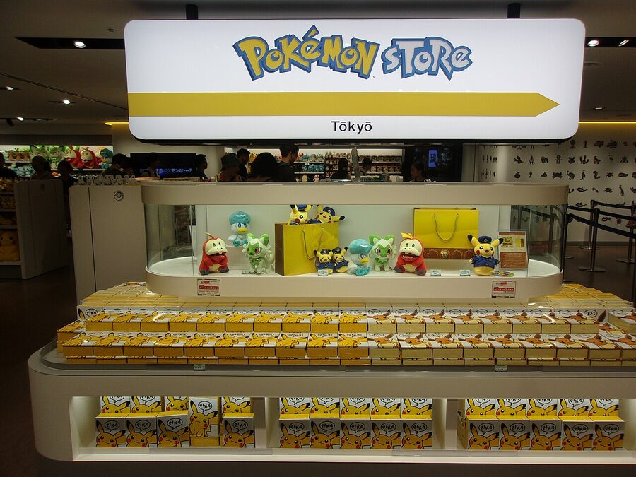 Pokemon Store inside Tokyo Character Street