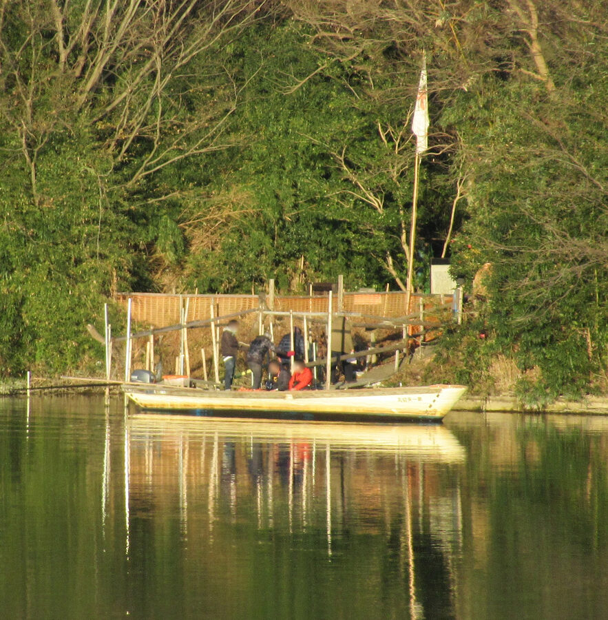 The Yagiri-no-Watashi ferry on the Edogawa river