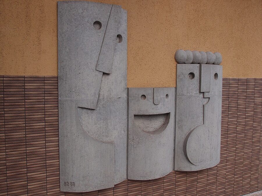 Cherry-lined central path at Yanaka Cemetery