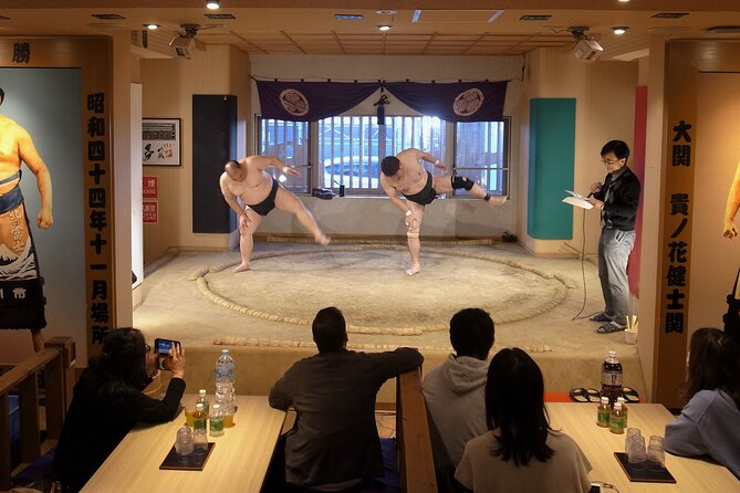 1.5 Hour VIP Sumo Event in Tokyo - Watching former professionals demonstrate the sport