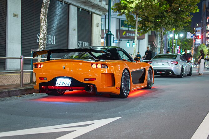 1-Hour Tokyo Tour in Tokyo Drift Mazda RX7 - Shibuya Crossing and the Movie Connection