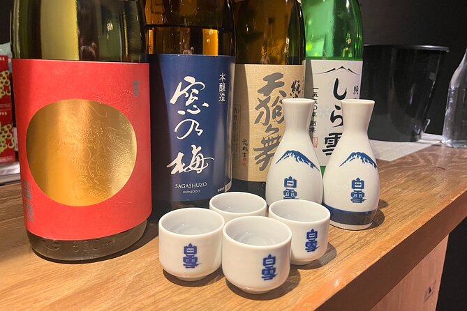 10 kinds Sake Tasting Experience in Tsukiji with local!! - What happens during the 90-minute session