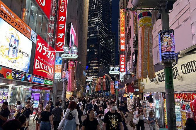 4 Hours Shibuya - Shinjuku Night Tour - Meeting Hachiko and facing Shibuya Crossing