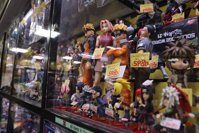 Akihabara Tour with Vintage Gaming Anime and Gachapon Experience - Finding character goods at Akiba Hobby