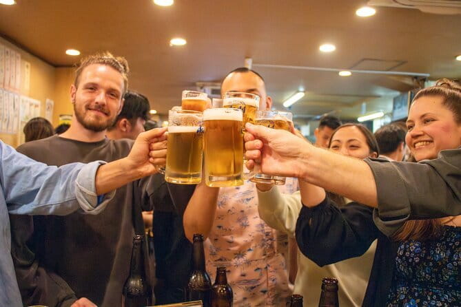 All-You-Can-Drink Bar Hopping Tour in Ueno - Stop two: another Ueno bar and the limits of the drink menu