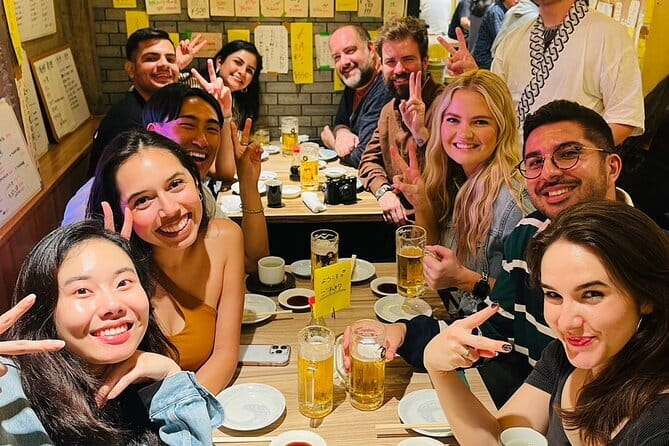 All-You-Can-Drink Bar Hopping Tour in Ueno - Food, allergies, and dietary limits