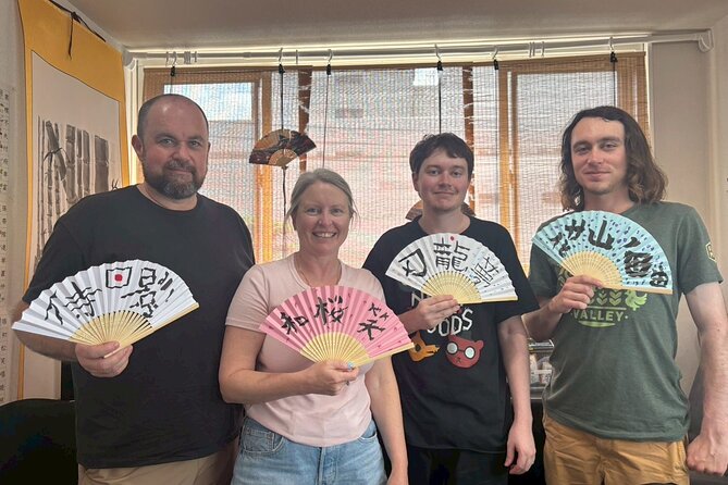 Asakusa：Japanese Calligraphy & Make your original folding fan! - Is $43 a fair price for one hour?