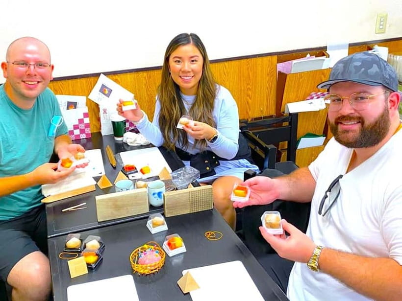 At an Antique Shop, Tea Ceremony and Japanese Sweets Forming - Starting with Nerikiri wagashi