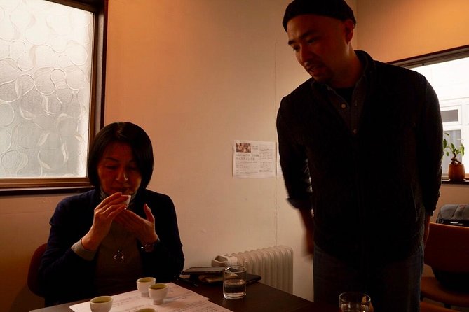 Authentic Japanese tea tasting session: sencha, matcha, gyokuro - Sencha, matcha, and gyokuro side by side