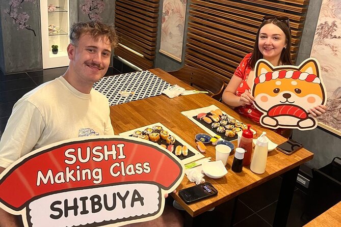 Best Sushi Making Class in Tokyo: Sushi Making Class Shibuya - Shaping traditional nigiri sushi