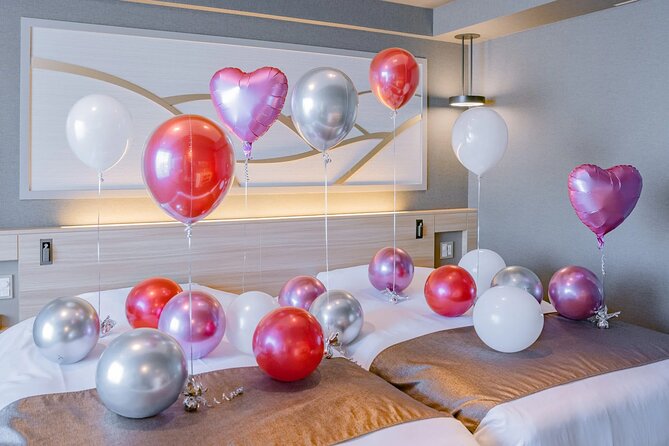 Birthday celebration surprise with balloon decoration! - What happens from Shinbashi to your chosen venue