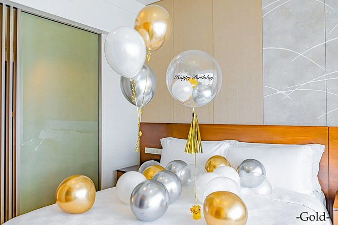 Birthday celebration surprise with balloon decoration! - Why the private format helps