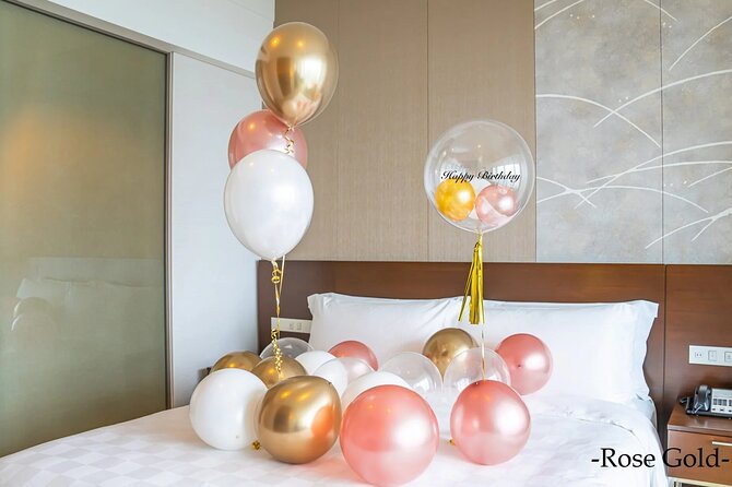 Birthday celebration surprise with balloon decoration! - Who will get the most from this experience