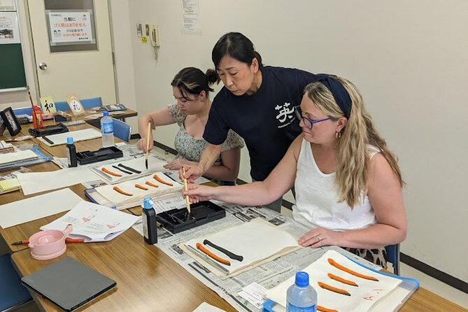 Calligraphy Experience at Tokyo Ginza and Tsukiji Area - Key points at a glance