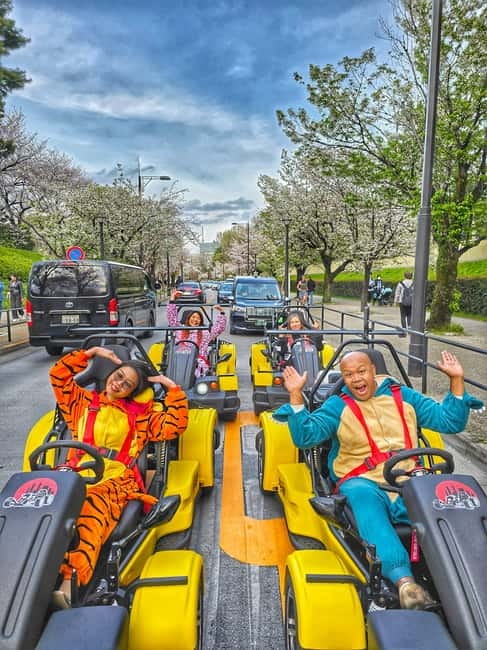 Cherry Blossom Go-Kart Tour with Insta360 Video & Photos - Ginza, Kabuki-za, and Tsukiji Honganji