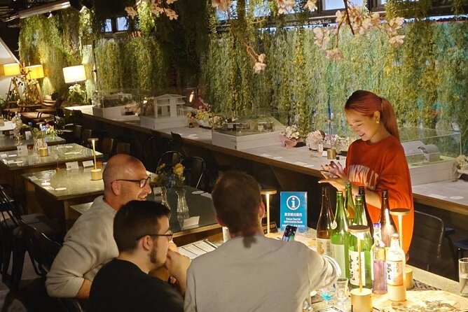 Cherry blossom & Japanese Sake Tasting in Shinjuku - Shuma, music, and a relaxed Shinjuku setting