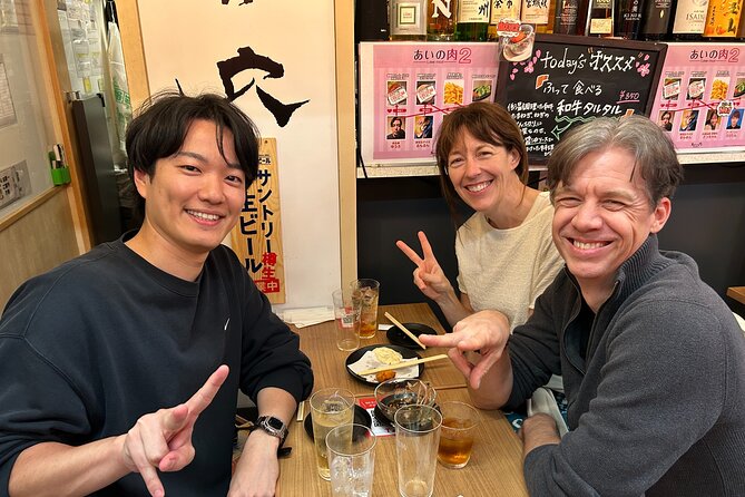 Conveyor Belt Sushi & Bar Hopping in Ebisu & Nakameguro - Stop one: oden and drinks at Nakameguro Koukashita