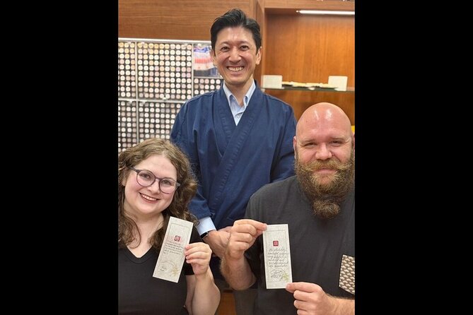 Create Your Own Japanese HANKO Name Seal in Tokyo - Who Will Enjoy This Experience Most?
