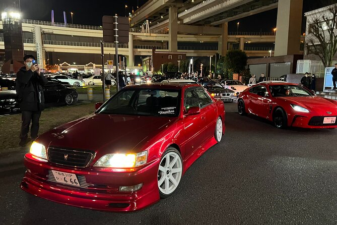 DAIKOKU excursion by car DRIFT automobile encounter - Riding in a JZX instead of a tour van