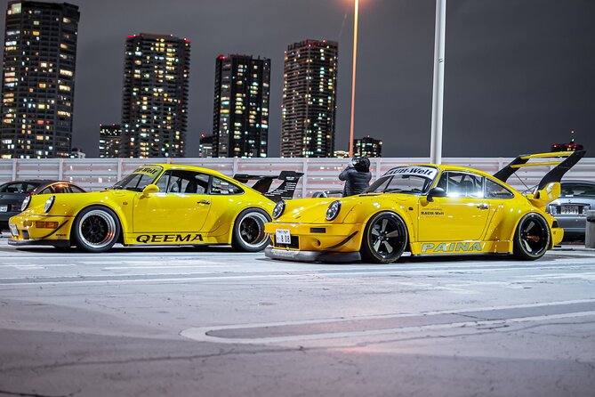 Daikoku PA JDM Car Scene Tour in Tokyo Drift RX7 - Who will get the most from this night