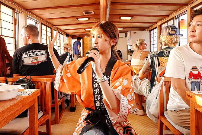 Dinner Cruise with Show, Beef Sukiyaki, Drink, Tokyo Tower Option - A traditional boat ride with a Tokyo night view