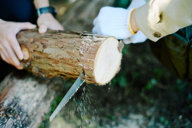 Ecotourism and Woodcraft with a Mountain Artist Near Tokyo - Meeting Shun at Higashi-Agano Station