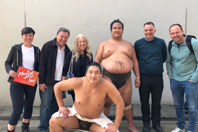 Exclusive Sumo Morning Practice in Tokyo with Photo Opportunity