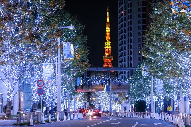 Experience the Magic of Christmas in Tokyo - Rainbow Bridge and Odaiba begin the night