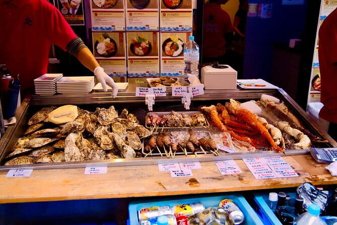 Fish Market & Tokyo Skyline Private Walking Tour - From Tsukiji Temple to the fish stalls