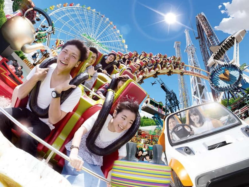 (For overseas) Tokyo: Amusement Park YOMIURILAND Ticket - Bandit, Spin Runway, and the main rides