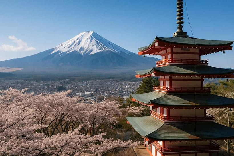 From Tokyo: Mount Fuji One-Day Private Customizable Tour - Arakurayama Sengen Park and the long stair climb