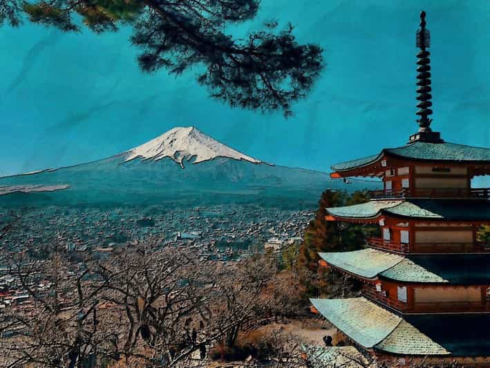 From Tokyo: Mt. Fuji And Hakone Private Sightseeing Day Trip - Arakurayama Sengen Park and the famous pagoda view